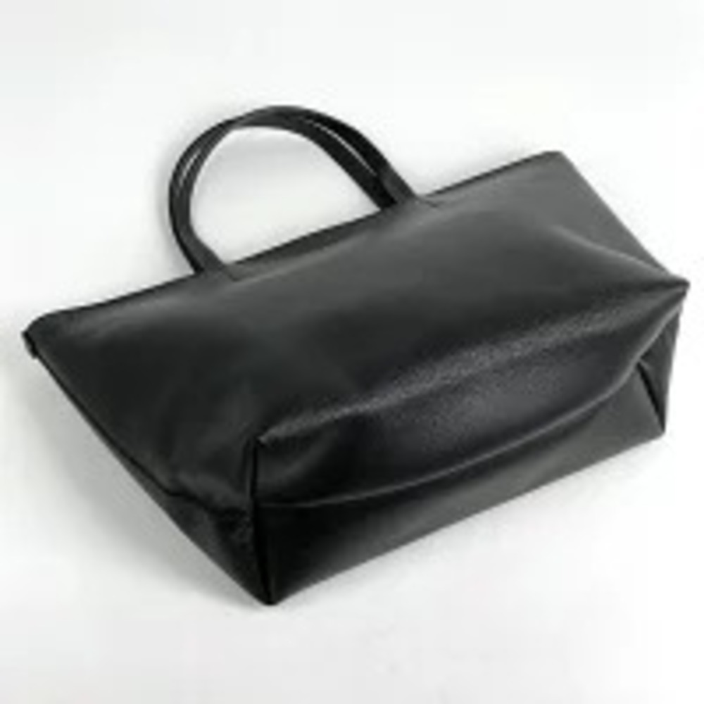 Salvatore Ferragamo Gancini Tote Bag Handbag Leather Black - Picture 2 of 7